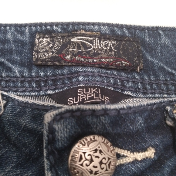 Silver Suki Light Washed Women Blue Jeans - Picture 3 of 11